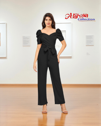 Aishani Collection – Elegant Green Power Jumpsuit