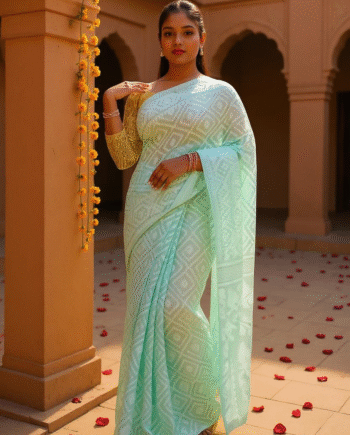 🌸Woven Cotton Silk Dhakai Jamdani Saree Without Blouse Piece | Lightweight | Zari Work | Paisley & Floral Karat Weave | Traditional Festive & Partywear Saree