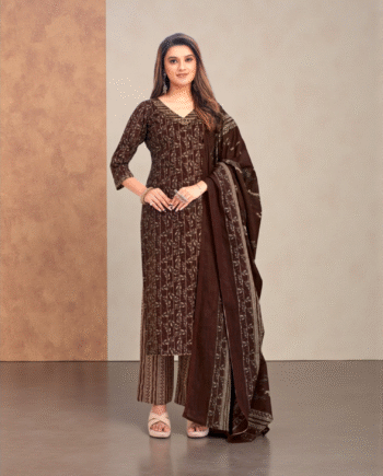 Aishani Collection Cotton Blend Readymade Salwar Kameez with Dupatta | Casual Traditional Lightweight Comfortable Ethnic Wear for Women