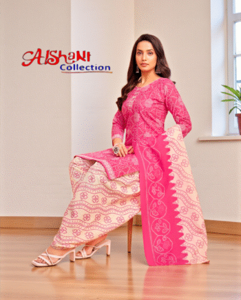 Aishani Collection Cotton Blend Readymade Salwar Kameez with Dupatta | Casual Traditional Lightweight Comfortable Ethnic Wear for Women